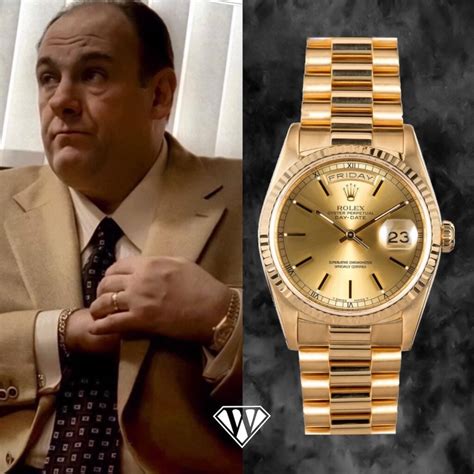 tony soprano rolex watch|james gandolfini watches.